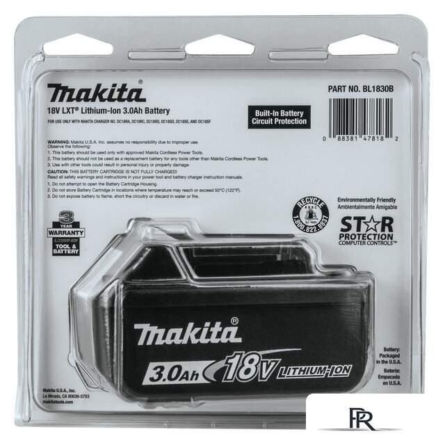 Аккумулятор Makita BL1830B (18В/3 а*ч) - Изображение №15 — Интернет-магазин ПроЗаказ