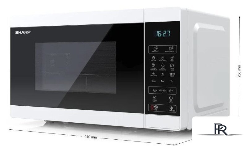 Микроволновая печь Sharp YC-MG02E-W - Изображение №2 — Интернет-магазин ПроЗаказ