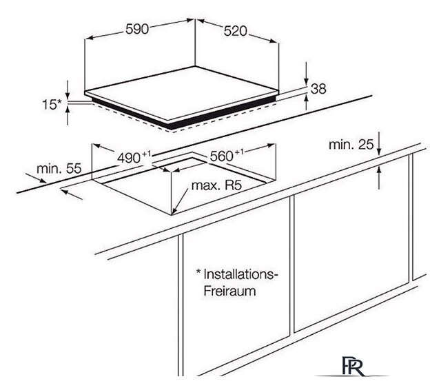 Варочная панель Electrolux EHF6343FOK - Изображение №2 — Интернет-магазин ПроЗаказ