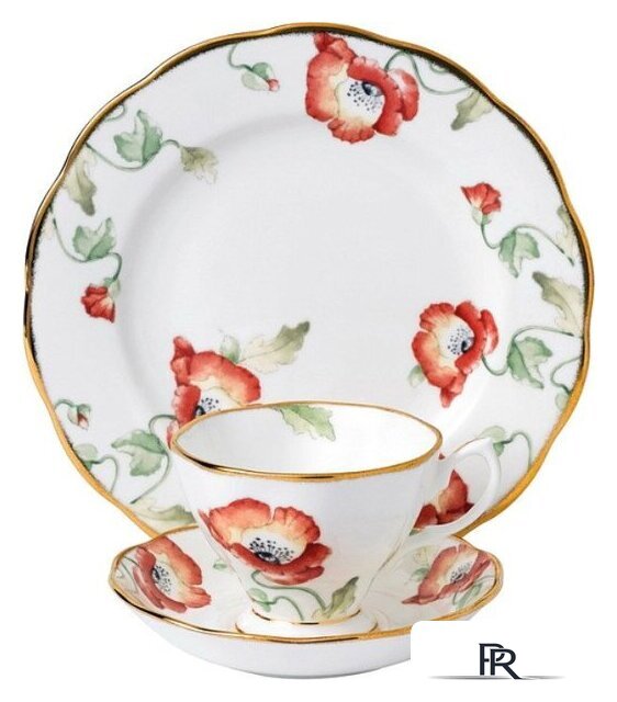 Набор чашек Royal Albert Poppy 40017570 - Изображение №1 — Интернет-магазин ПроЗаказ