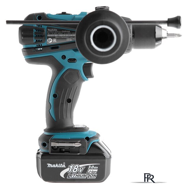 Ударная дрель-шуруповерт Makita DHP458RFE (с 2-мя АКБ, кейс) - Изображение №3 — Интернет-магазин ПроЗаказ