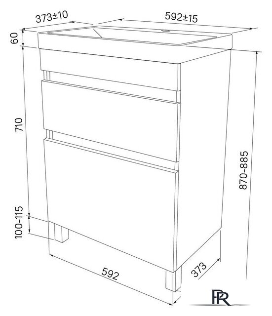  IDDIS Тумба под умывальник Zodiac ZOD6CBFi95 - Изображение №7 — Интернет-магазин ПроЗаказ