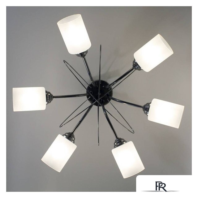 Припотолочная люстра Элетех Орбиталь 161 НСБ 01-6х60-106 Е27 1005404584 (хром) - Изображение №7 — Интернет-магазин ПроЗаказ