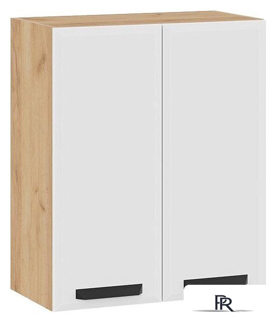 Шкаф навесной Трия Тиана 1В6 (дуб крафт золотой/белый супермат) - Изображение №1 — Интернет-магазин ПроЗаказ