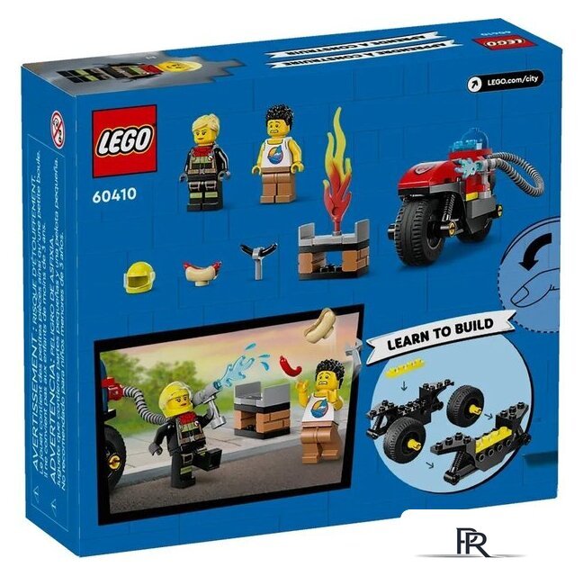 Конструктор LEGO City 60410 Пожарный мотоцикл - Изображение №9 — Интернет-магазин ПроЗаказ