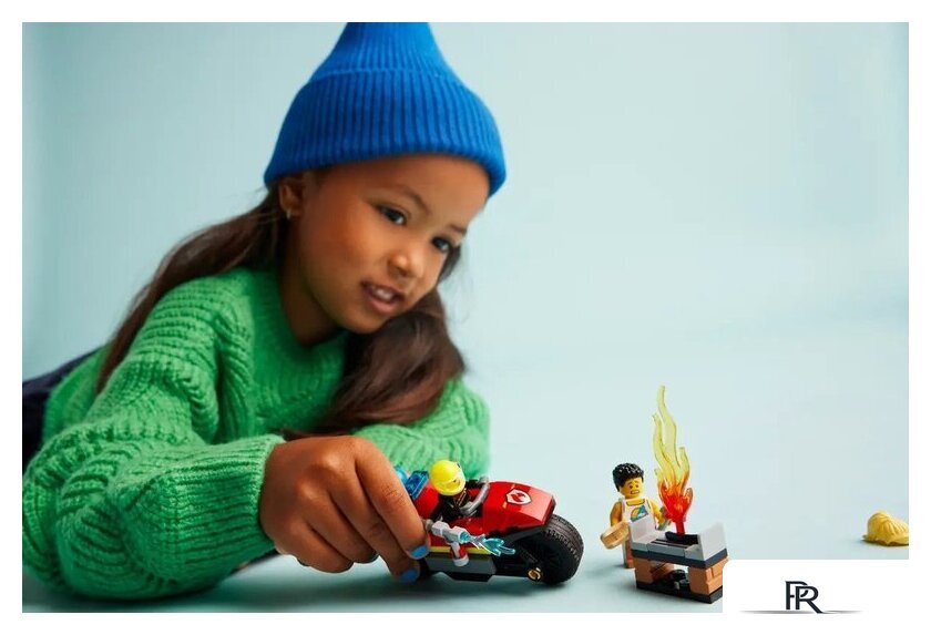 Конструктор LEGO City 60410 Пожарный мотоцикл - Изображение №6 — Интернет-магазин ПроЗаказ