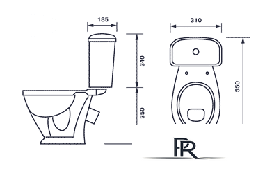 Унитаз напольный Оскольская керамика Детский - Изображение №2 — Интернет-магазин ПроЗаказ