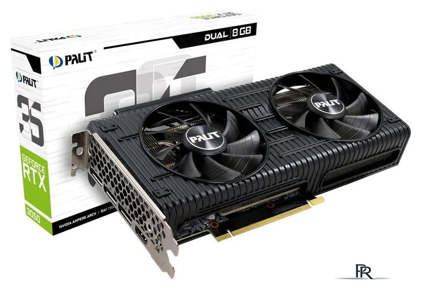 Видеокарта Palit GeForce RTX 3050 Dual 8G NE63050019P1-190AD - Изображение №10 — Интернет-магазин ПроЗаказ