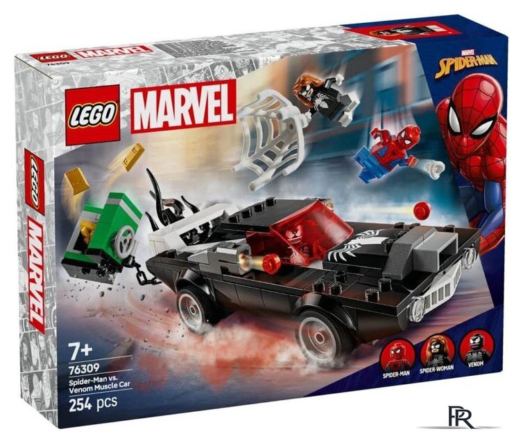 Конструктор LEGO Super Heroes Человек-паук против Венома на маслкаре 76309 - Изображение №1 — Интернет-магазин ПроЗаказ