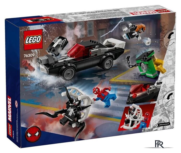 Конструктор LEGO Super Heroes Человек-паук против Венома на маслкаре 76309 - Изображение №2 — Интернет-магазин ПроЗаказ