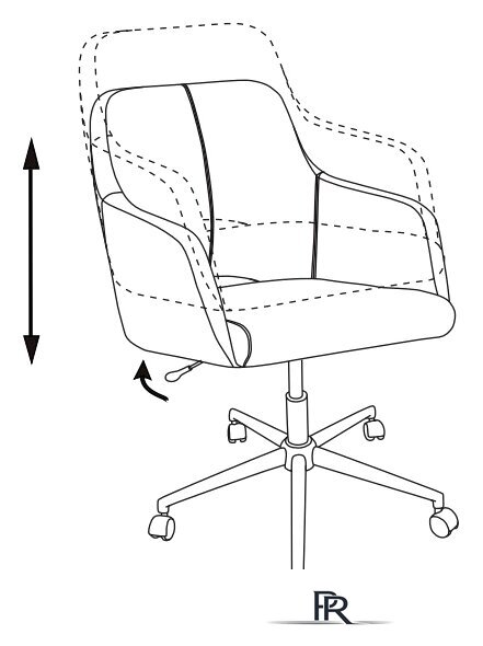 Офисное кресло Бюрократ CH-380SL (янтарный Italia 9) - Изображение №6 — Интернет-магазин ПроЗаказ