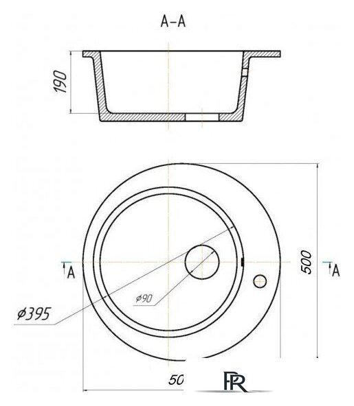 Кухонная мойка Saniteco Linea (белый) - Изображение №10 — Интернет-магазин ПроЗаказ