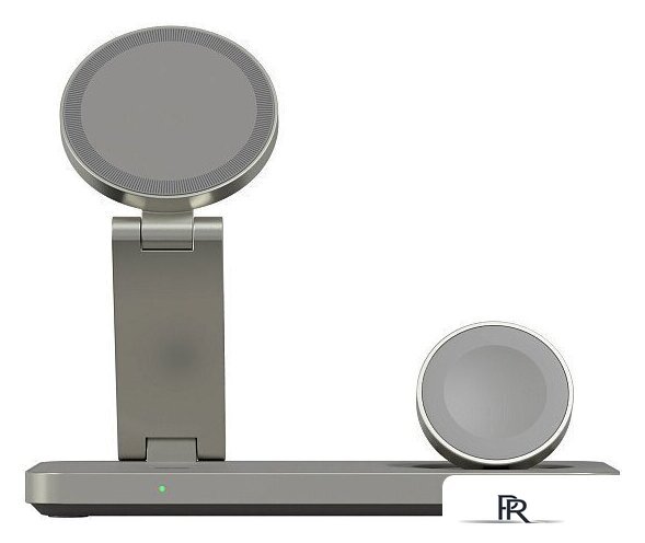 Беспроводное зарядное Magssory Yoga 3 в 1 Charging Station для Samsung Qi2 WCH017t (титан) - Изображение №2 — Интернет-магазин ПроЗаказ