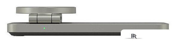 Беспроводное зарядное Magssory Yoga 3 в 1 Charging Station для Samsung Qi2 WCH017t (титан) - Изображение №6 — Интернет-магазин ПроЗаказ