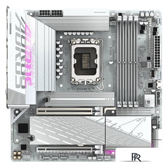 Материнская плата Gigabyte B860M Aorus Elite WiFi6E Ice - Изображение №1 — Интернет-магазин ПроЗаказ