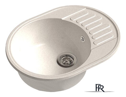 Кухонная мойка GranFest QUARZ Z-58 (белый) - Изображение №1 — Интернет-магазин ПроЗаказ