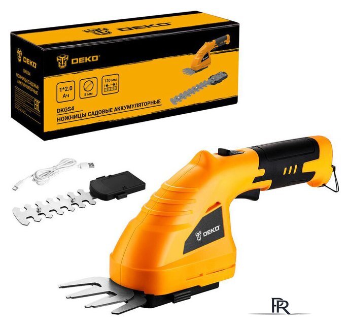 Кусторез + ножницы Deko DKGS4 063-4470 (с АКБ) - Изображение №1 — Интернет-магазин ПроЗаказ