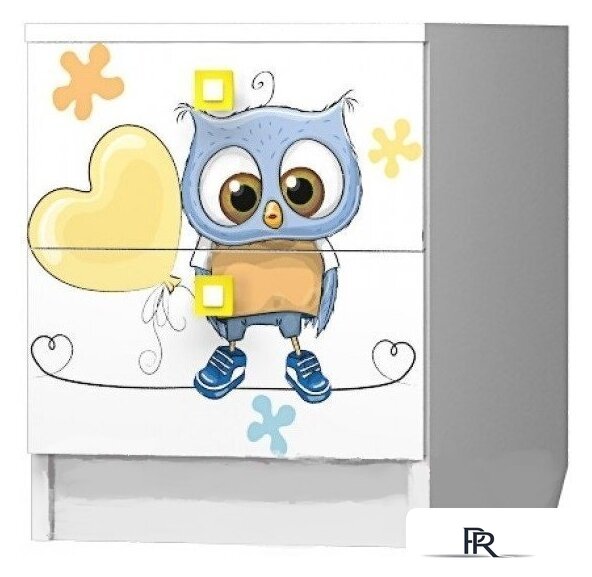 Тумба Премиум Смарти (белый-совята) - Изображение №1 — Интернет-магазин ПроЗаказ