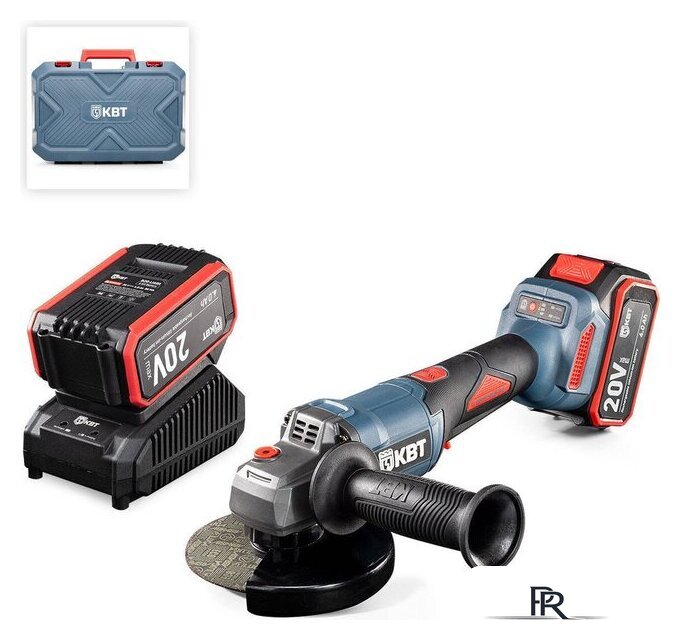 Угловая шлифмашина КВТ GB-20-125R (с 2-мя АКБ, кейс) - Изображение №1 — Интернет-магазин ПроЗаказ