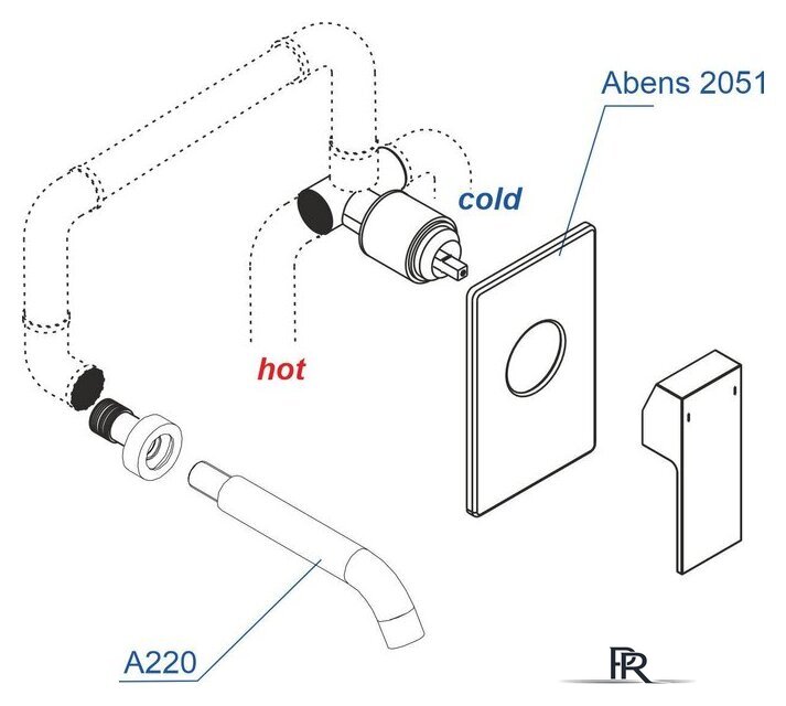 Комплект смесителей Wasserkraft A20503 - Изображение №2 — Интернет-магазин ПроЗаказ