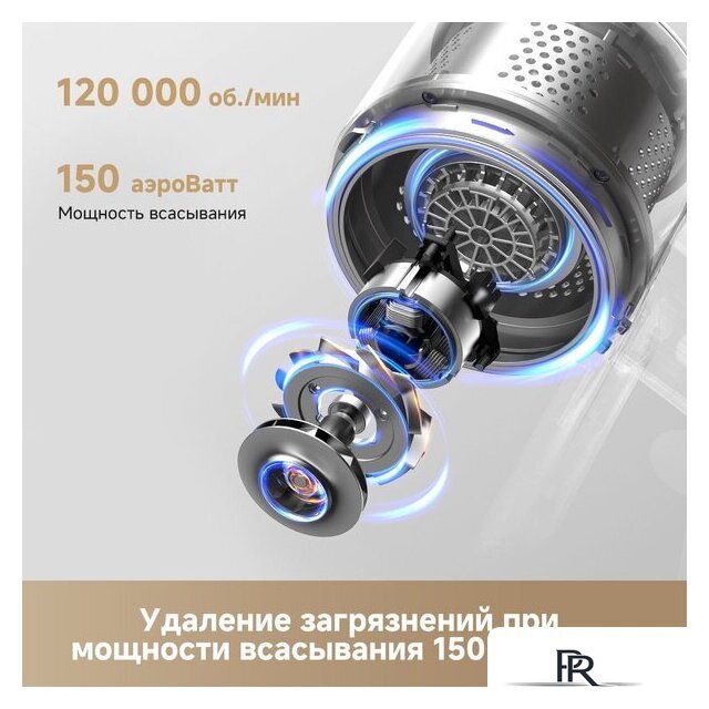 Пылесос Dreame Cordless Vacuum Cleaner R10s Pro VZV23A (евровилка, черный) - Изображение №3 — Интернет-магазин ПроЗаказ