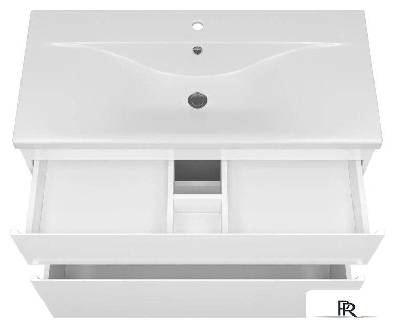  Misty Тумба под умывальник Лаки 100 П-Лак-01100-0112Я+RCW-1403100WH - Изображение №5 — Интернет-магазин ПроЗаказ