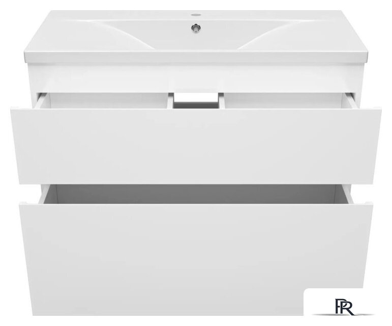  Misty Тумба под умывальник Лаки 100 П-Лак-01100-0112Я+RCW-1403100WH - Изображение №3 — Интернет-магазин ПроЗаказ