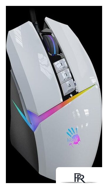 Игровая мышь A4Tech Bloody W60 Max (белый) - Изображение №2 — Интернет-магазин ПроЗаказ