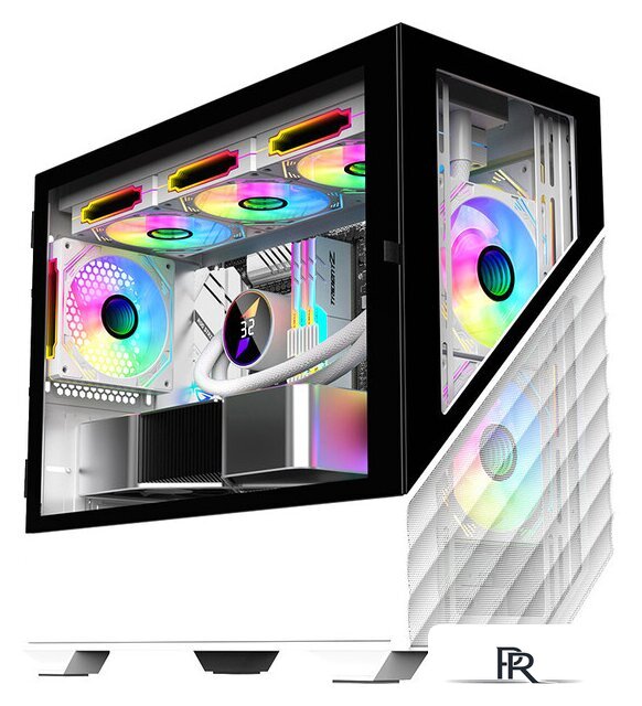 Корпус 1stPlayer DK D7 D7-WH-3F1-W - Изображение №1 — Интернет-магазин ПроЗаказ