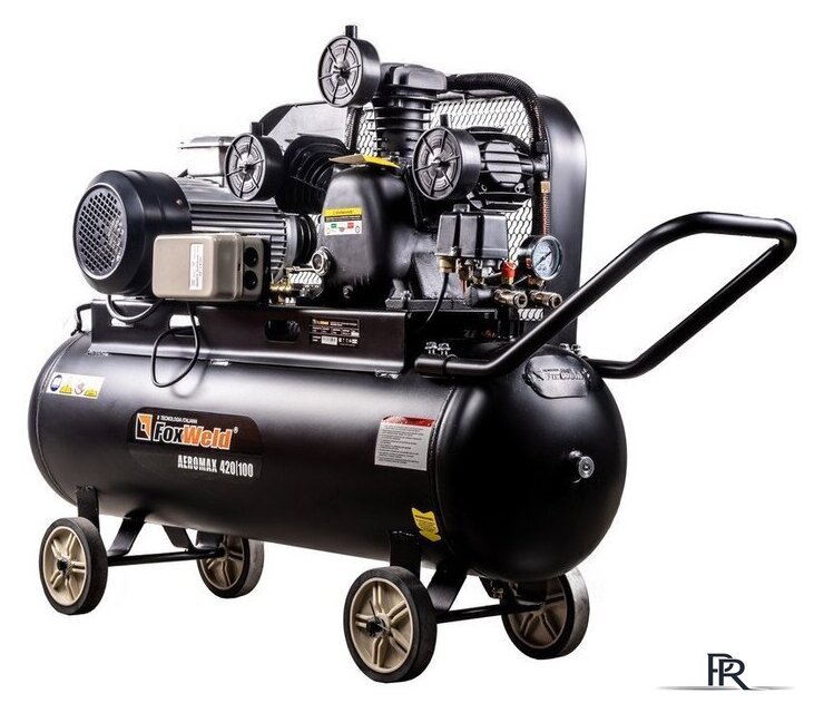 Компрессор FoxWeld Aeromax 420/100 5074 - Изображение №1 — Интернет-магазин ПроЗаказ