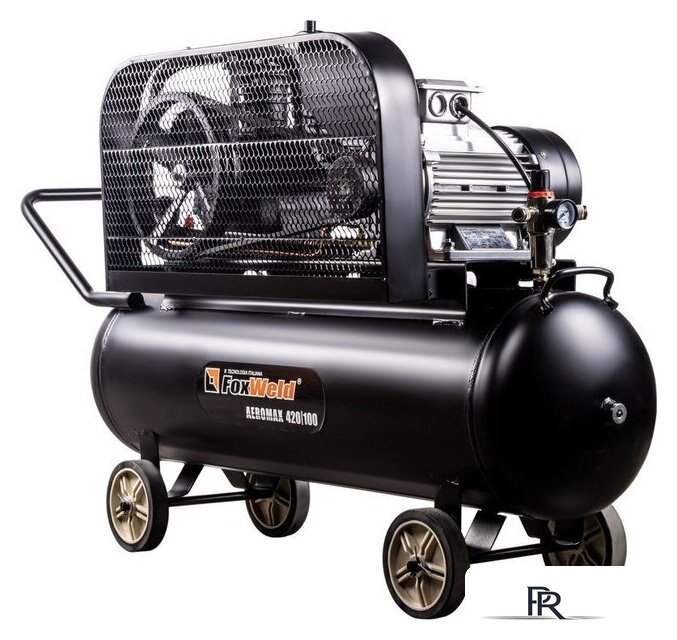 Компрессор FoxWeld Aeromax 420/100 5074 - Изображение №2 — Интернет-магазин ПроЗаказ