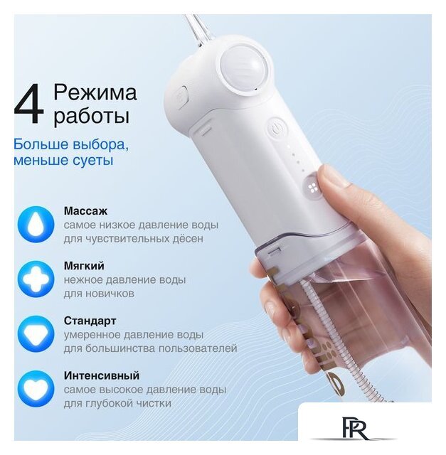 Ирригатор  Usmile C10 (белый) - Изображение №5 — Интернет-магазин ПроЗаказ