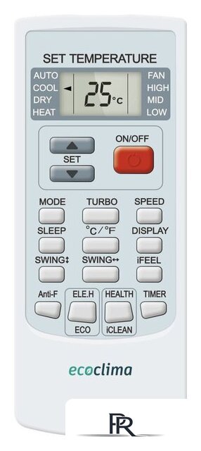 Кондиционер Ecoclima Frost line On-Off ECW-AX12/FB-4R1 - Изображение №5 — Интернет-магазин ПроЗаказ