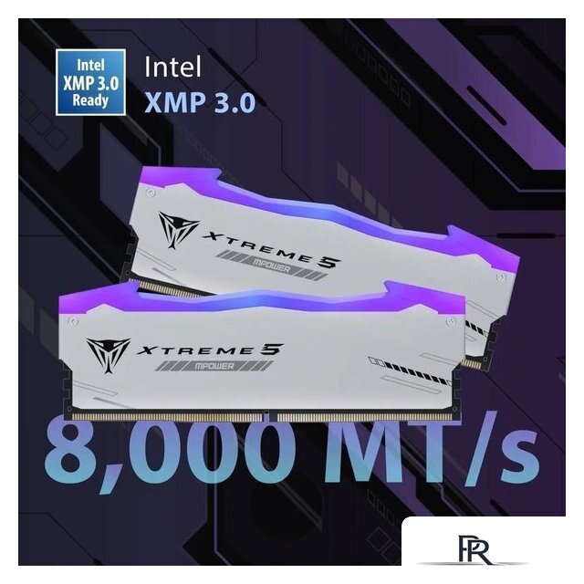Оперативная память Patriot Viper Xtreme 5 2x24ГБ DDR5 8000 МГц PVXR548G80C38KM - Изображение №4 — Интернет-магазин ПроЗаказ