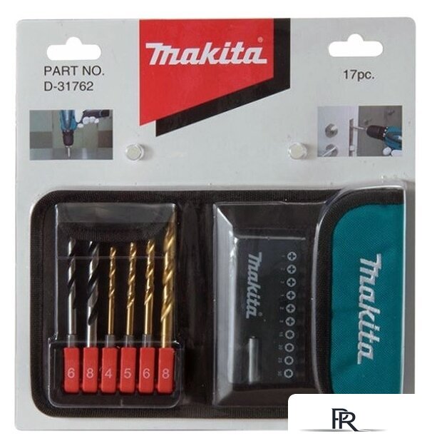 Набор оснастки для электроинструмента Makita D-31762 (17 предметов) - Изображение №5 — Интернет-магазин ПроЗаказ