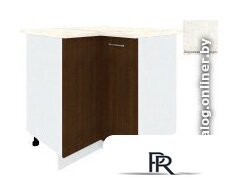 Шкаф напольный Кортекс-мебель Корнелия Лира НШУ угловой (венге/королевский опал) - Изображение №1 — Интернет-магазин ПроЗаказ