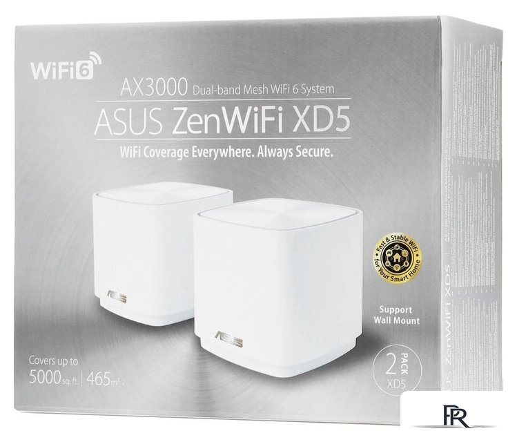 Wi-Fi система ASUS ZenWiFi XD5 (2 шт.) - Изображение №8 — Интернет-магазин ПроЗаказ