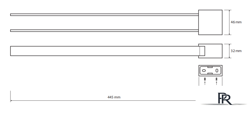 Держатель для полотенца Bemeta Via 135004102 - Изображение №2 — Интернет-магазин ПроЗаказ
