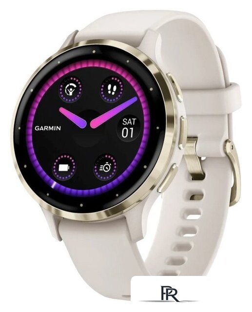 Умные часы Garmin Venu 3S (слоновая кость, с силиконовым ремешком) - Изображение №1 — Интернет-магазин ПроЗаказ