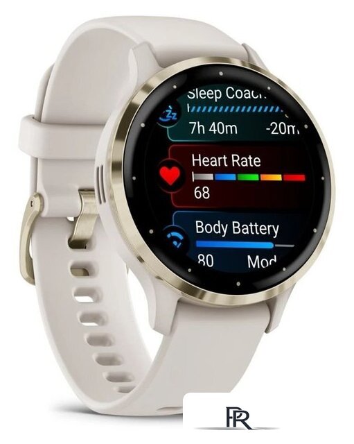 Умные часы Garmin Venu 3S (слоновая кость, с силиконовым ремешком) - Изображение №6 — Интернет-магазин ПроЗаказ