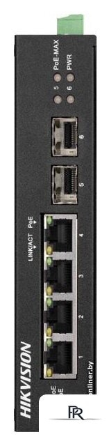 Неуправляемый коммутатор Hikvision DS-3T0506HP-E/HS - Изображение №1 — Интернет-магазин ПроЗаказ