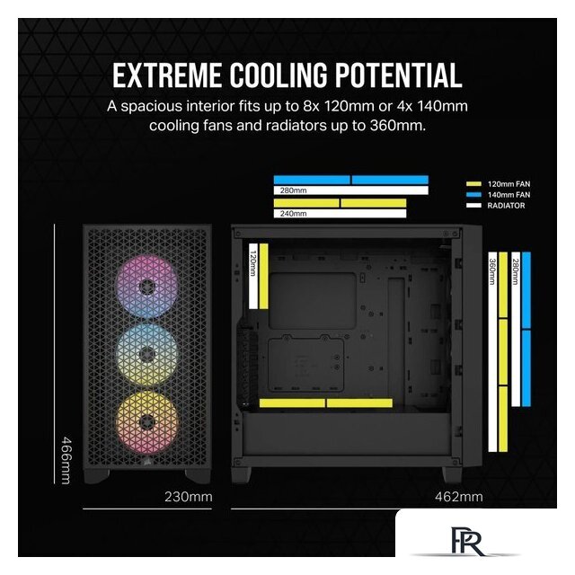 Корпус Corsair 3000D RGB Airflow CC-9011255-WW - Изображение №20 — Интернет-магазин ПроЗаказ