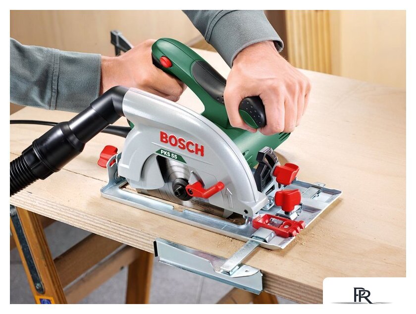 Дисковая (циркулярная) пила Bosch PKS 55 (0603500020) - Изображение №2 — Интернет-магазин ПроЗаказ