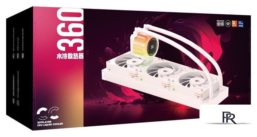 Система жидкостного охлаждения для процессора 1stPlayer CC 360 (белый) - Изображение №5 — Интернет-магазин ПроЗаказ