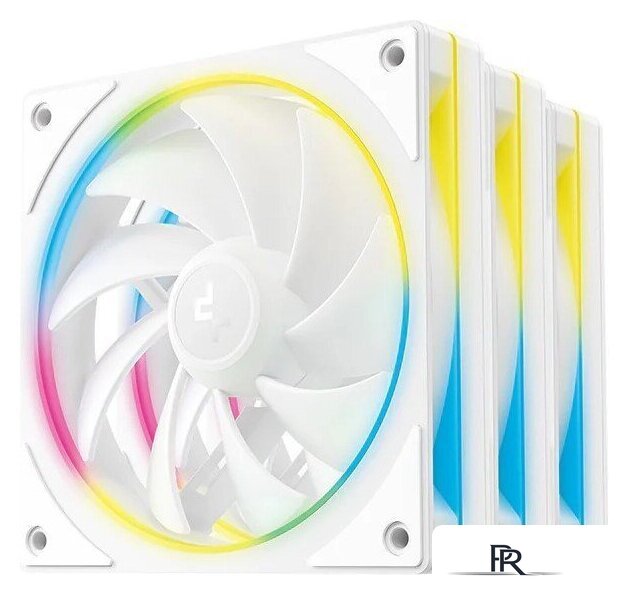 Комплект вентиляторов для корпуса DeepCool FL12 SE WH 3IN1 R-FL12SE-WHAPN3-G - Изображение №1 — Интернет-магазин ПроЗаказ