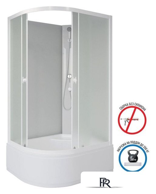 Душевая кабина Niagara Promo P90/70/40R/MT/BK 90x70x195 - Изображение №6 — Интернет-магазин ПроЗаказ