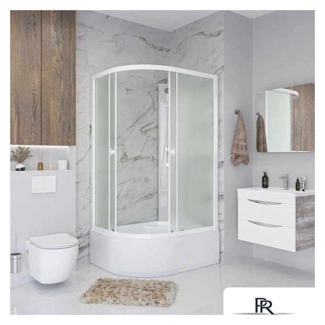 Душевая кабина Niagara Promo P90/70/40R/MT/BK 90x70x195 - Изображение №2 — Интернет-магазин ПроЗаказ