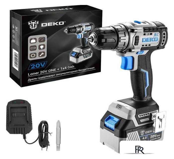 Дрель-шуруповерт Deko Loner 20V ONE+ 085-1004 (с 1-им АКБ) - Изображение №1 — Интернет-магазин ПроЗаказ