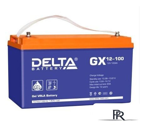 Аккумулятор для ИБП Delta GX 12-100 (12В/100 А·ч) - Изображение №1 — Интернет-магазин ПроЗаказ