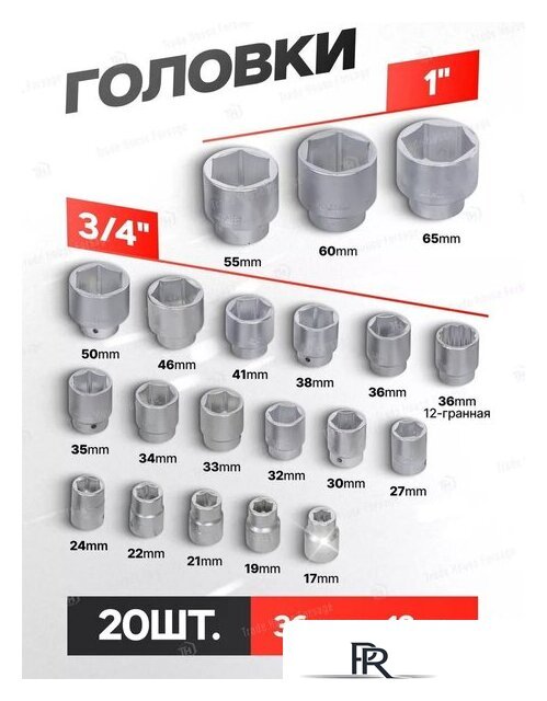 Универсальный набор инструментов RockForce RF-68263-5(51902) - Изображение №5 — Интернет-магазин ПроЗаказ